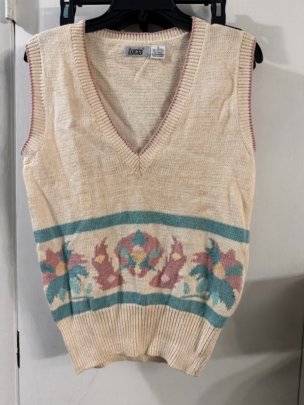 Vintage Lucia Small Sweater Vest